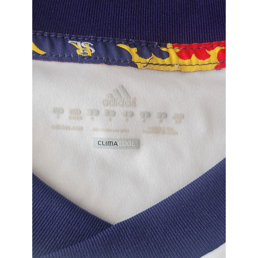 Adidas MLS  White Real Salt Lake LifeVantage Soccer Jersey Men's Size S 2013 VTG - Picture 6 of 6